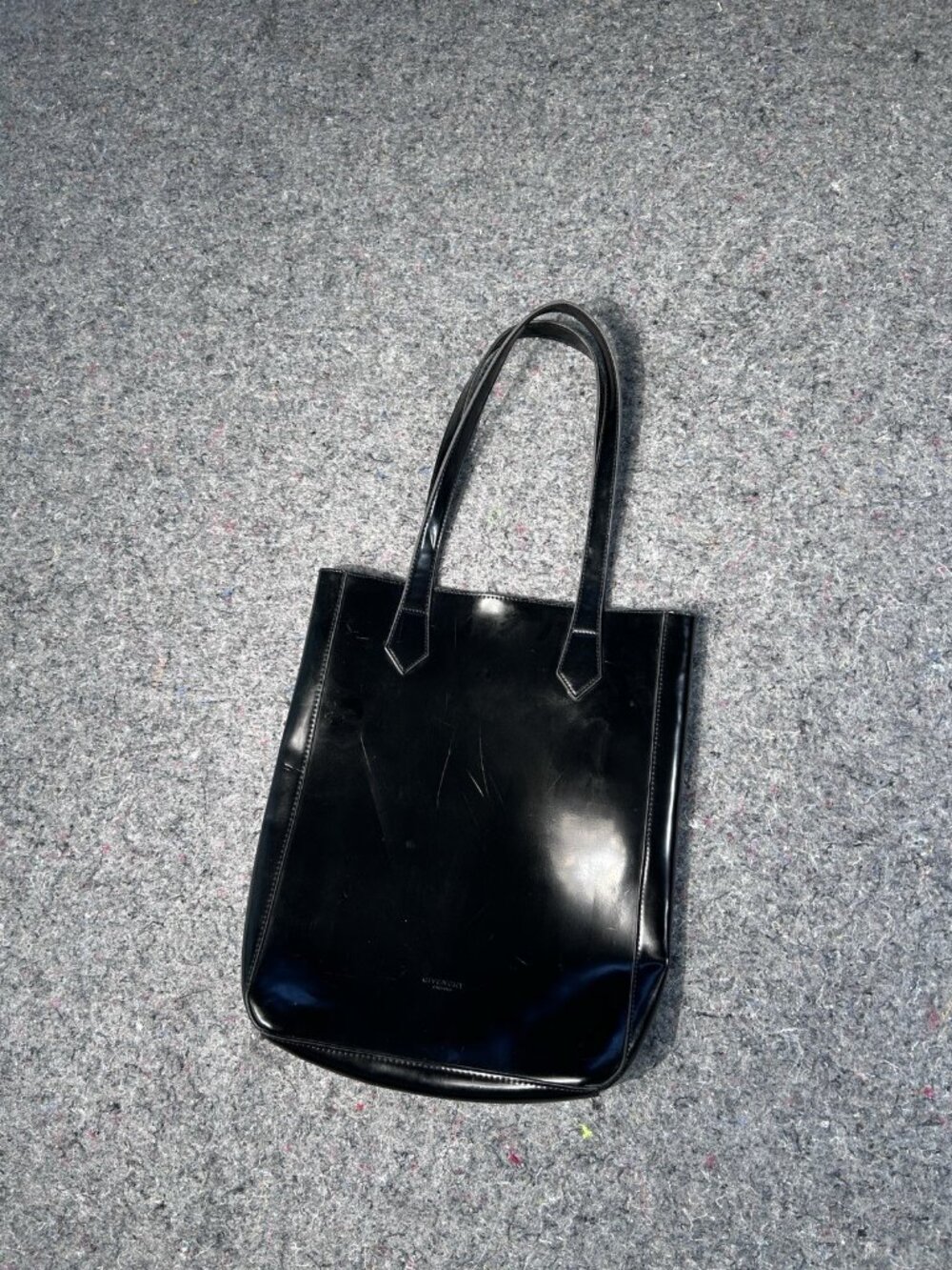 Givenchy Leather Tote Bag Black Classic Chic Everyday Style - Picture 7 of 11